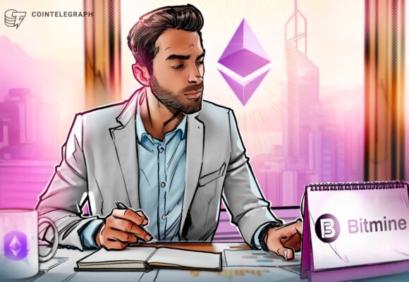 Bitmine nears 5% of Ethereum supply despite $8.4B in unrealized losses