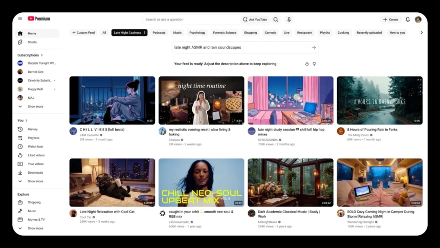 YouTube’s Custom Feeds Give You More Control Over the Algorithm